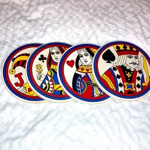 Boston warehouse stone coasters with cork back